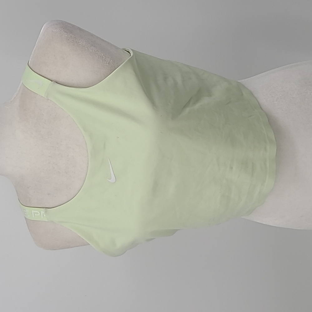 Nike Pro crop tank top XL lime green